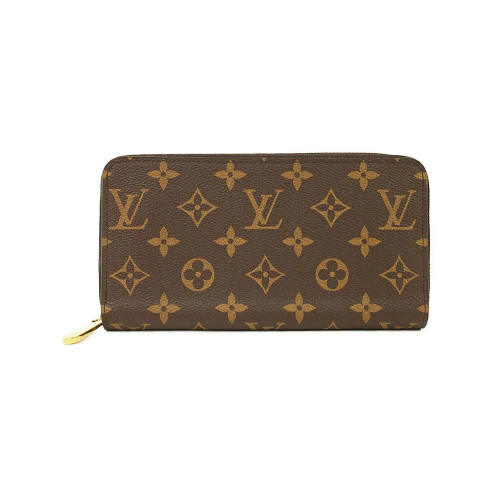 Louis Vuitton Monogram Zippy Wallet Round Zipper Long